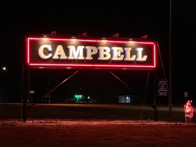 2019 Campbell Sign 1